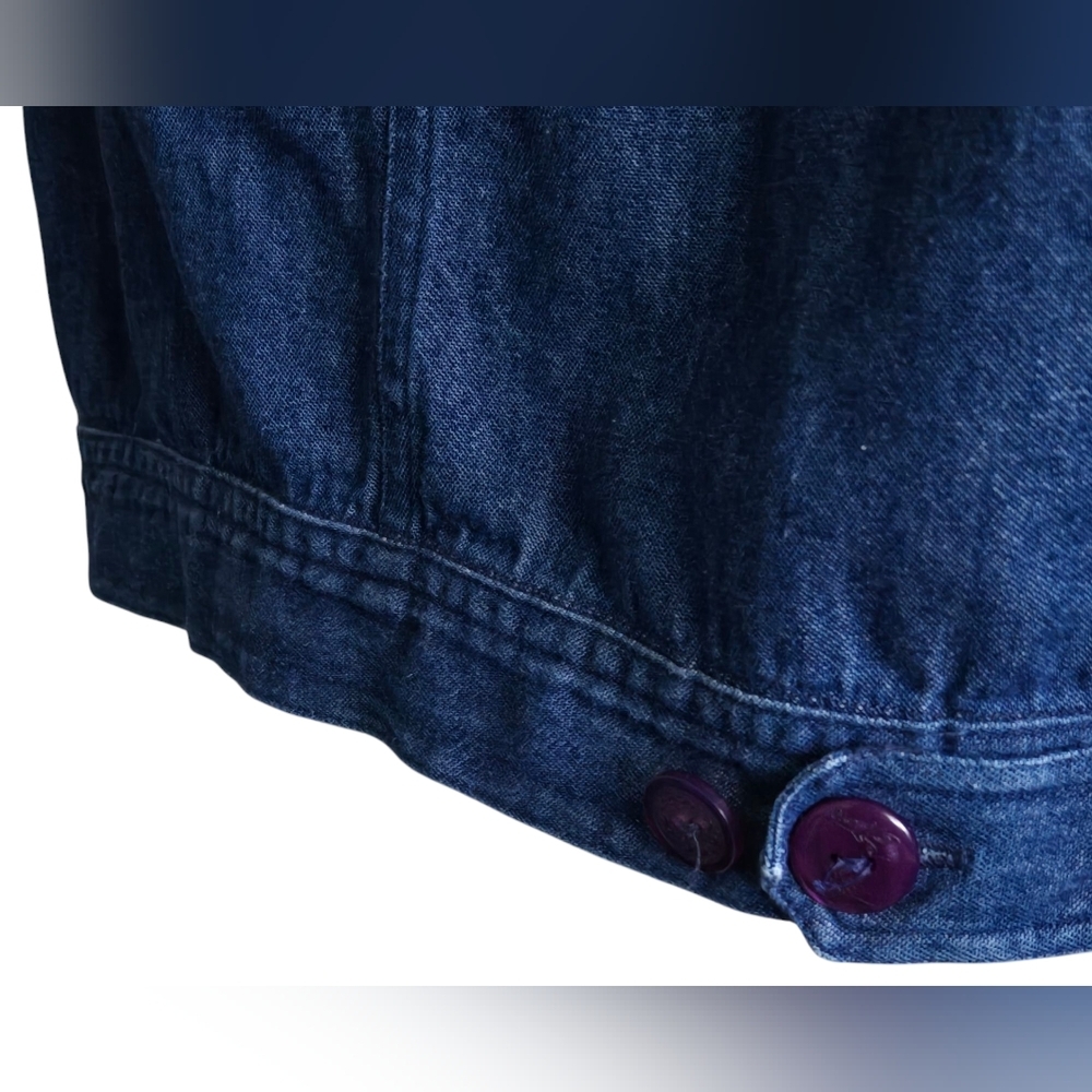 Vintage C.a. Sport Blue Denim Jacket - Picture 9 of 10